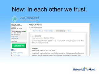 New: In each other we trust.
 