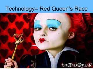 Technology= Red Queen’s Race
 