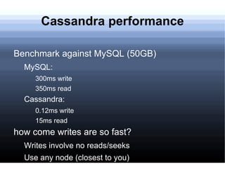 The solution These companies had to come up with a new kind of DBMS, capable of handling web scale Possibly sacrificing some level of consistency or some other feature 