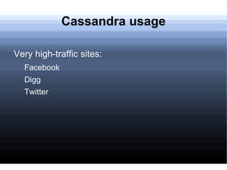 Simple example When you have a lot of data which needs to be highly available, you'll usually need to  p artition it across machines & also replicate it to be more fault-tolerant 