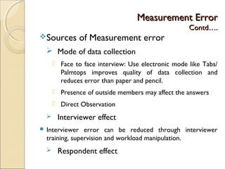 Non sampling error | PPT