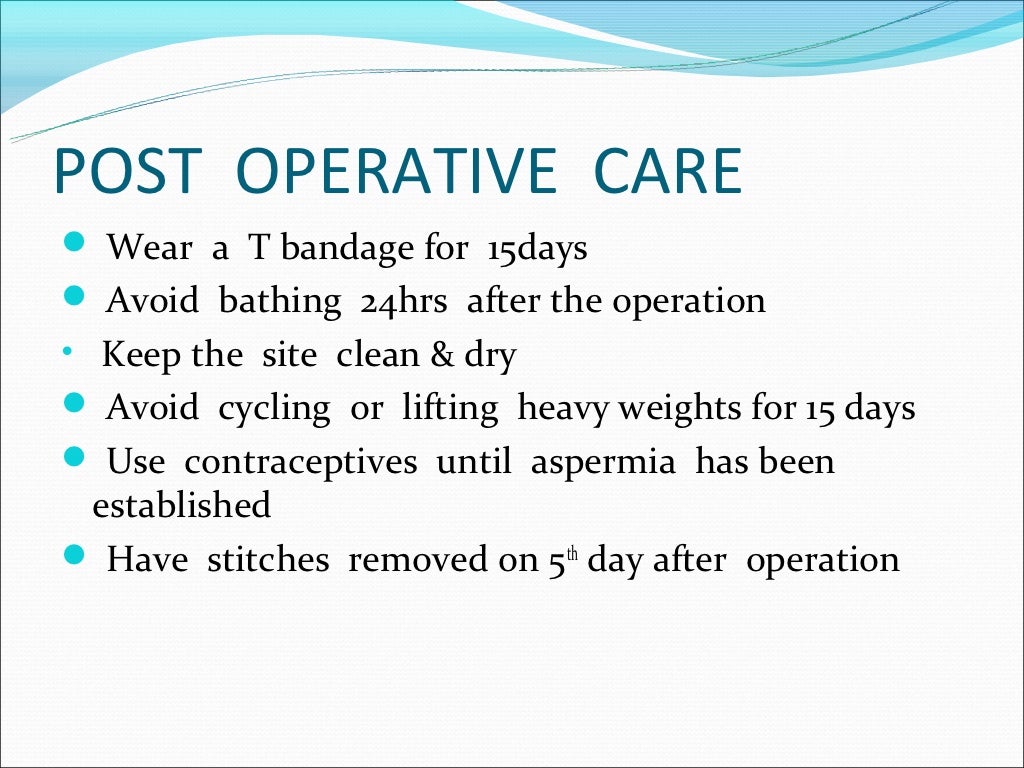 No scalpel vasectomy