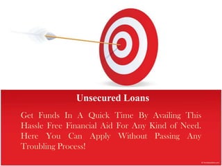 Unsecured Loans
Get Funds In A Quick Time By Availing This
Hassle Free Financial Aid For Any Kind of Need.
Here You Can Apply Without Passing Any
Troubling Process!

 