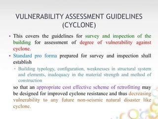 VULNERABILITY ASSESSMENT AND DAMAGE MITIGATION FOR RCC BUILDINGS DUE TO ...