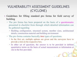 VULNERABILITY ASSESSMENT AND DAMAGE MITIGATION FOR RCC BUILDINGS DUE TO ...