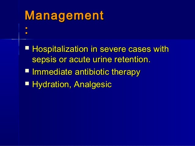 Hydration and urinary tract infection