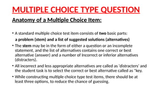 non standardized test newppt of tests units | PPTX