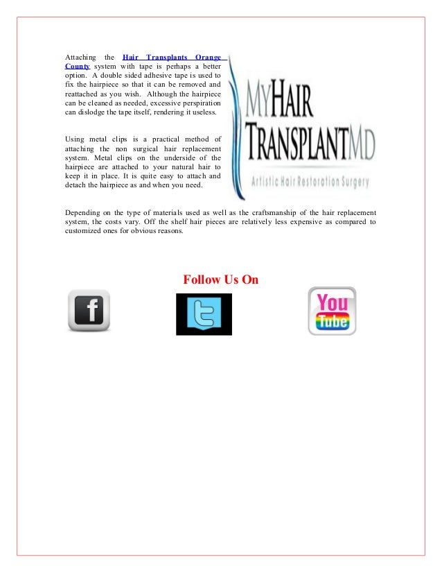 Non Surgical Hair Replacement Revealed