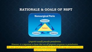Nspt Explained Non Surgical Periodontal Therapy by Dr Santosh Martande | PPTX