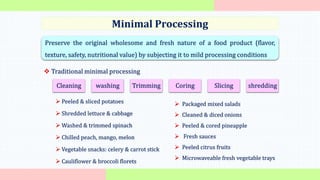 Non thermal processing and thermal processing, concept, mechanism and ...