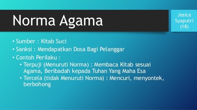 Contoh Norma Presentation