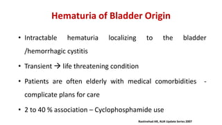Non traumatic hematuria - Workup and Management | PPTX