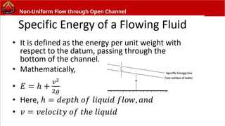 Non Uniform flow through open channel.pptx