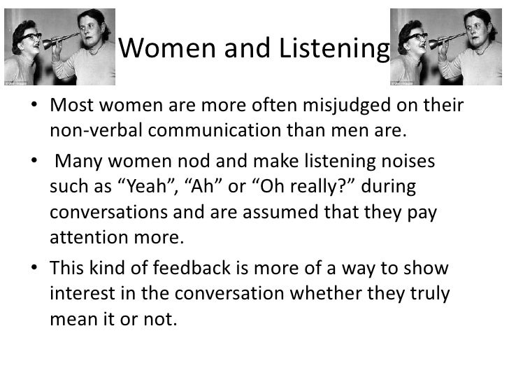 men and women communicating essay Communication and gender research papers examine how men and women communicate in the business environment communication differences between females and males have been well established in the literature and in research papers from paper masters' writers through various methods. men and women communicating essay Communication and gender research papers examine how men and women communicate in the business environment communication differences between females and males have been well established in the literature and in research papers from paper masters' writers through various methods.