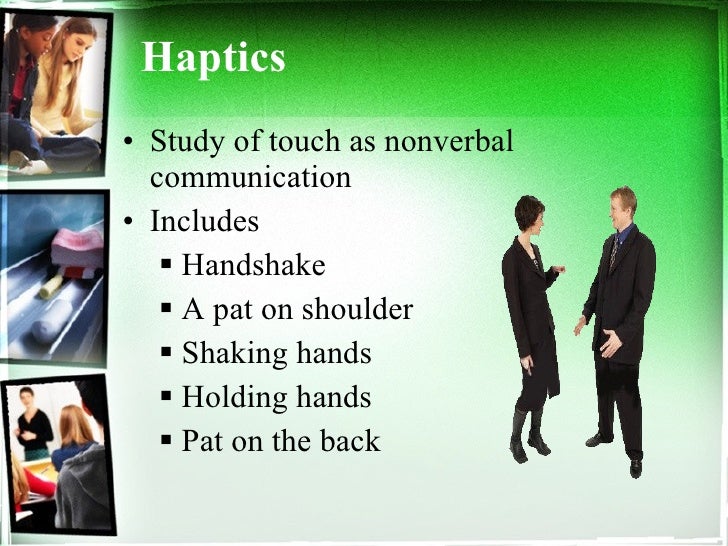 haptics nonverbal communication