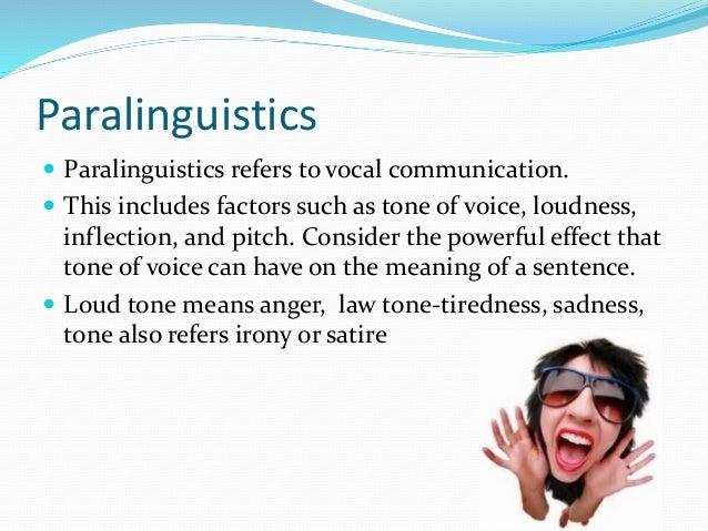 Nonverbal communication
