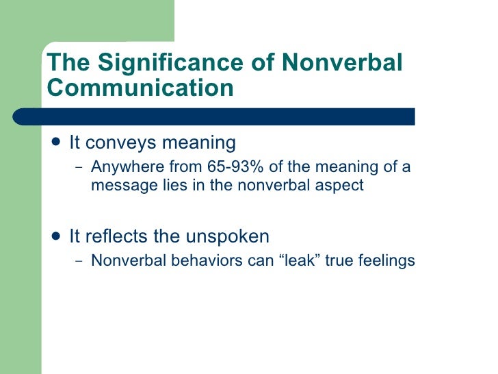 importance of non verbal communication in multicultural Intercultural communication is a discipline that studies communication across different multicultural conflict example of non-verbal cues facial. importance of non verbal communication in multicultural Intercultural communication is a discipline that studies communication across different multicultural conflict example of non-verbal cues facial.