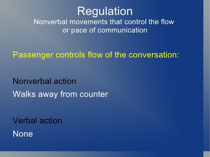 Nonverbal communication