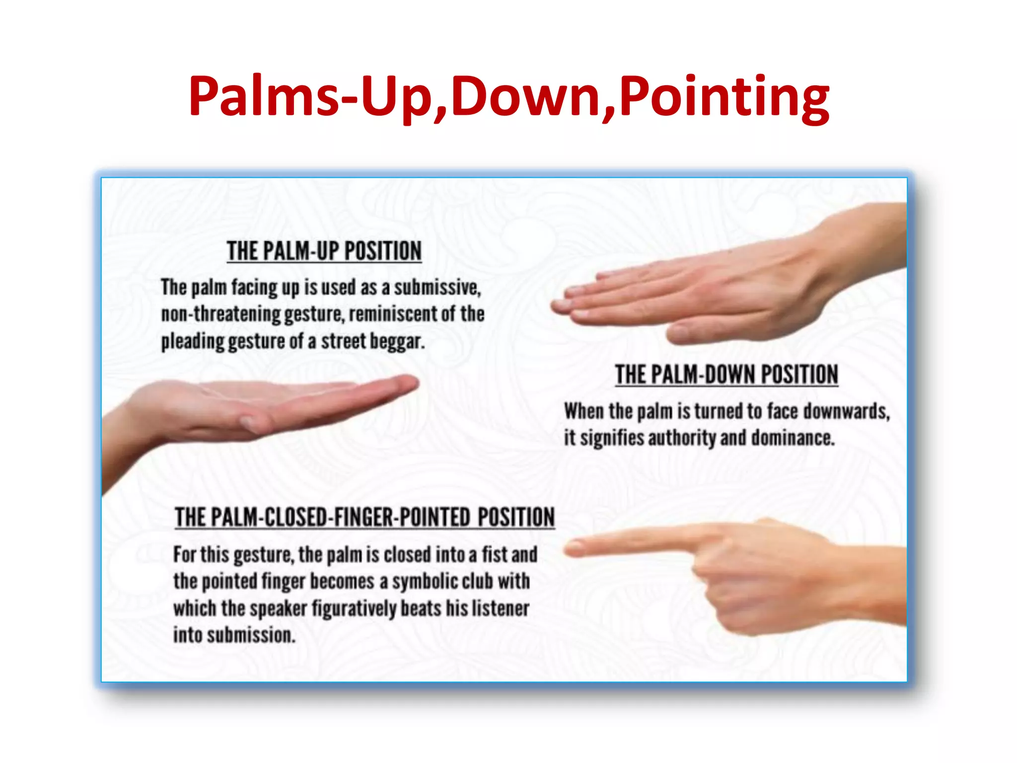 Palms-Up,Down,Pointing
 
