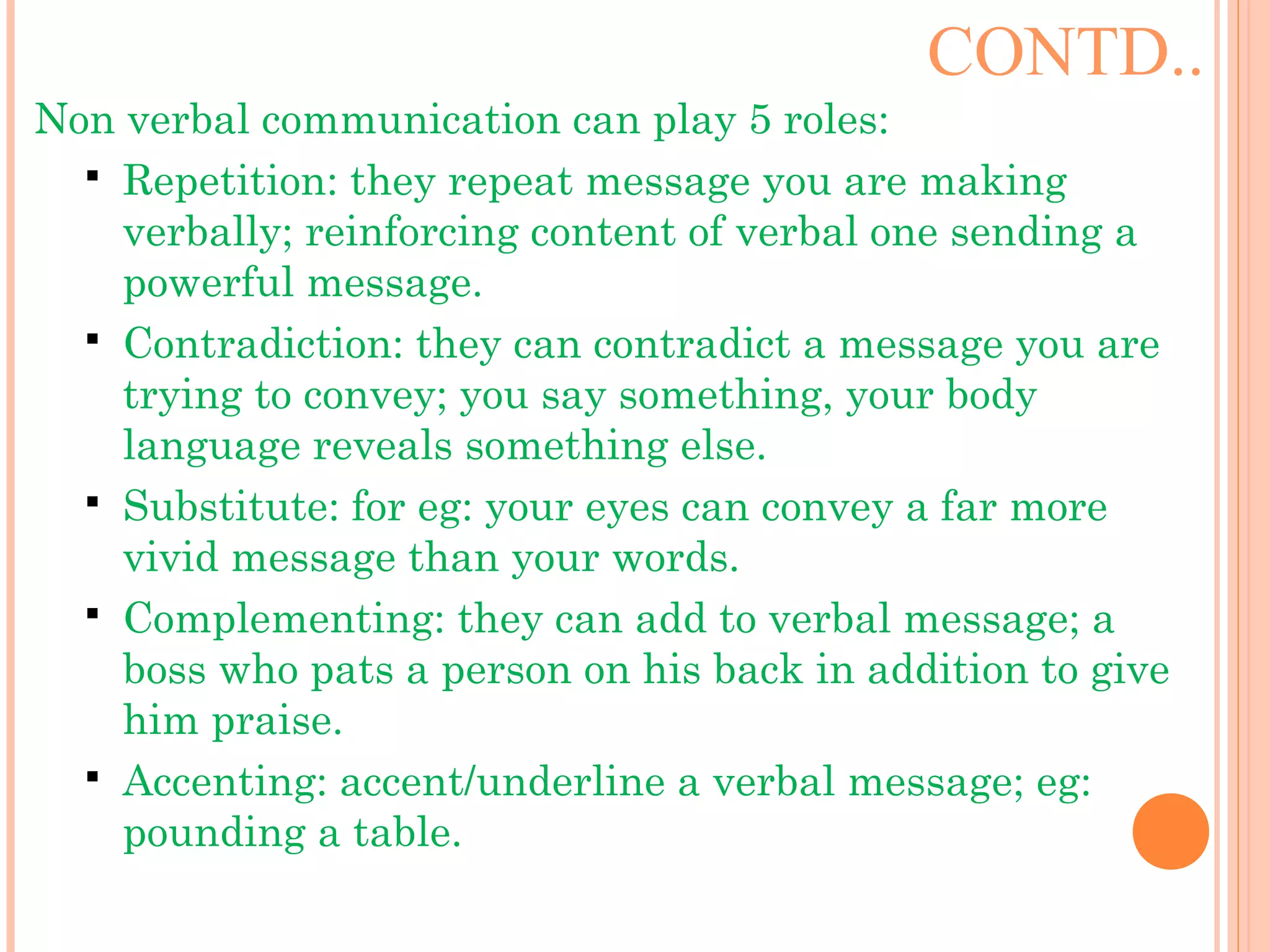 Non verbal communication | PPT