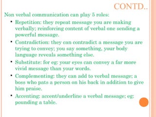 Non verbal communication | PPT