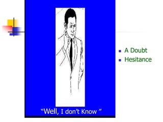  A Doubt
 Hesitance
“Well, I don’t Know ”
 