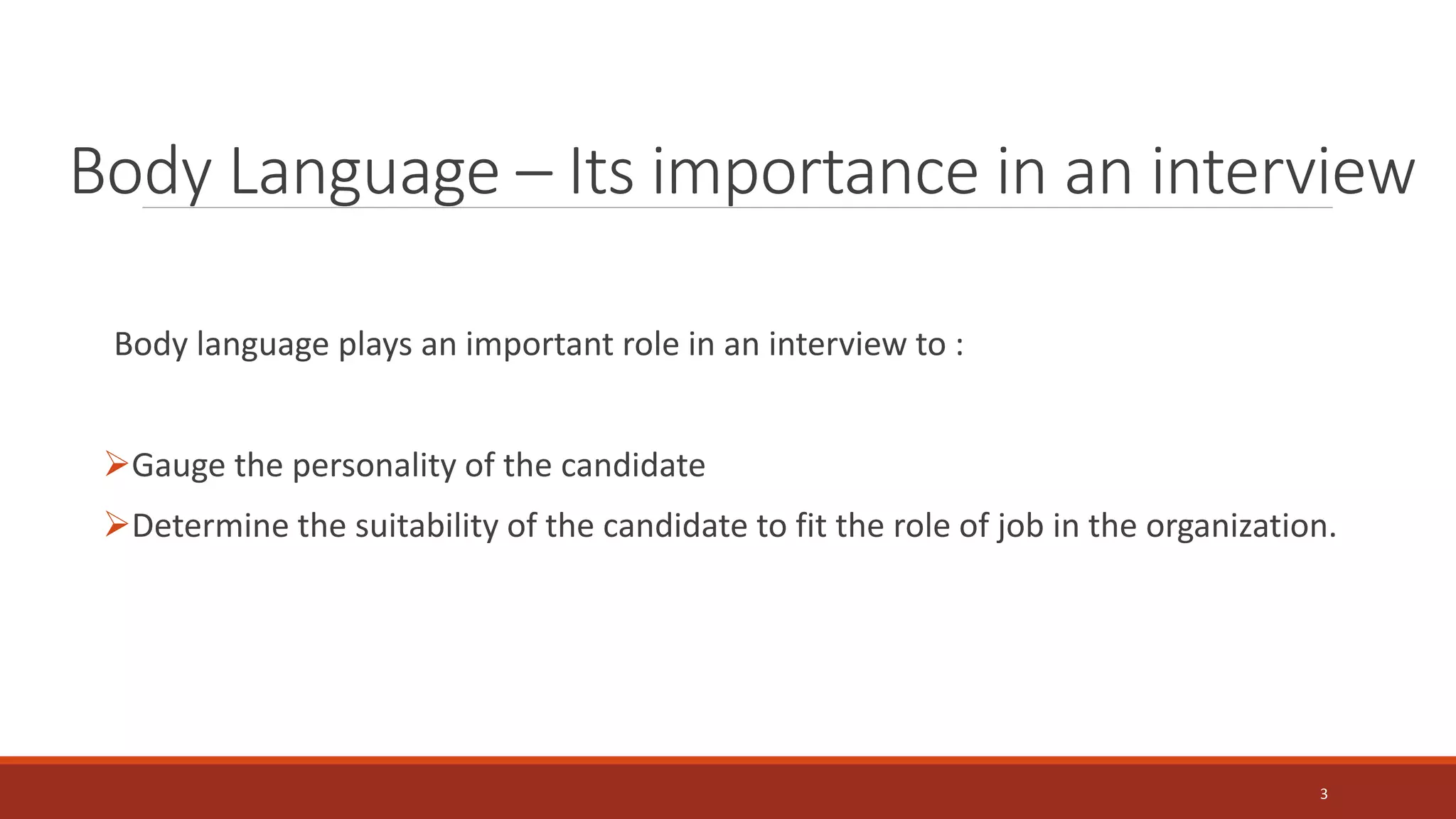 Nonverbal Communication for a candidate in an Interview session -Dos ...