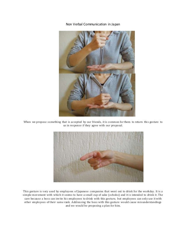 Non verbal communication in russia & japan