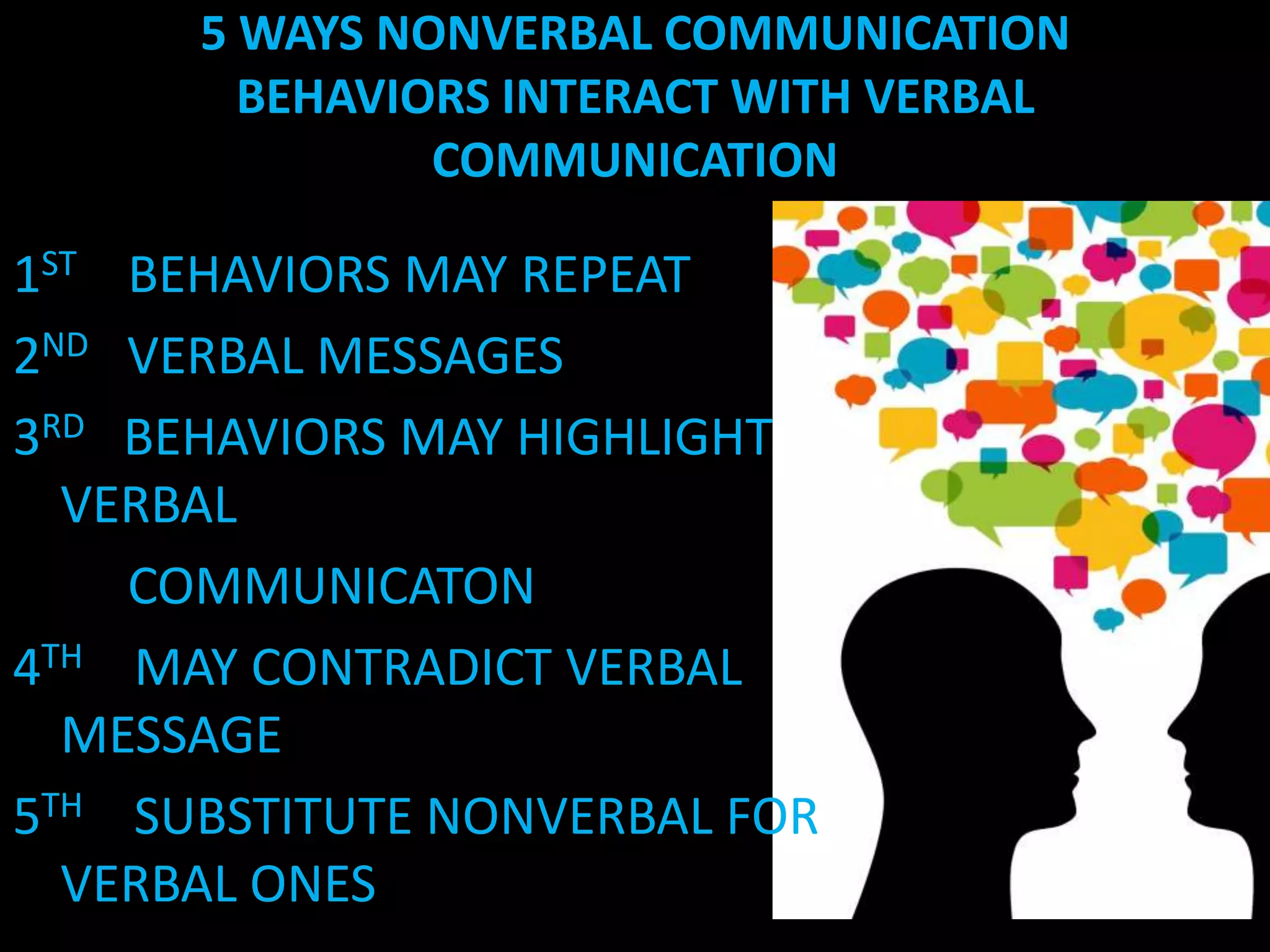Nonverbal communication powerpoint | PPTX