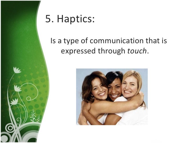haptics nonverbal communication