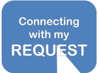 Connecting
with my

REQUEST

 