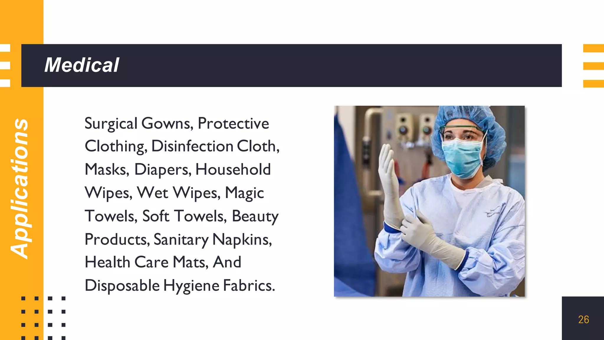 Non woven fabrics - Non woven technology
