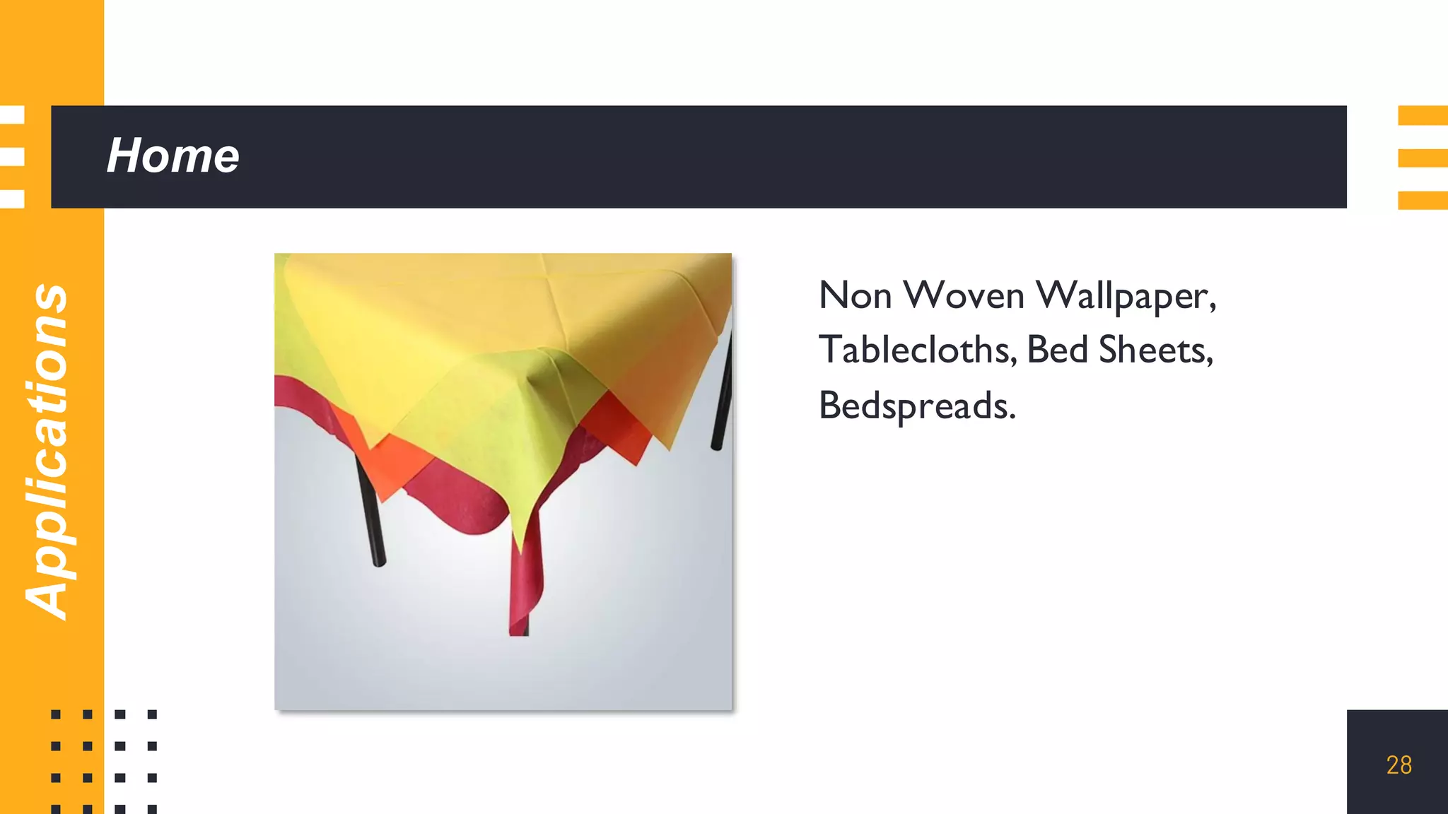 Non woven fabrics - Non woven technology