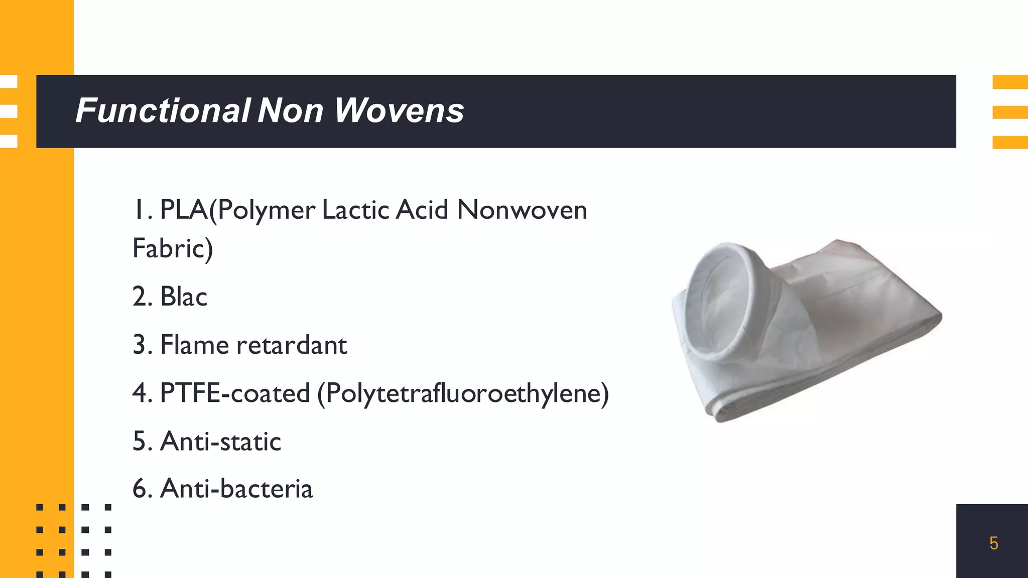 Non woven fabrics - Non woven technology