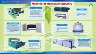 Machine of Nonwoven Industry

 
