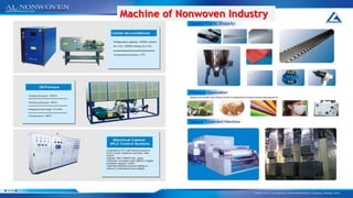 Machine of Nonwoven Industry

 