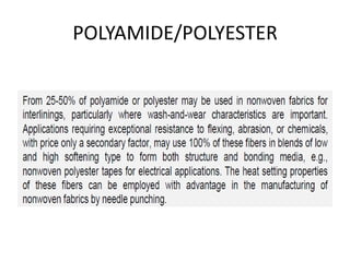 POLYAMIDE/POLYESTER
 
