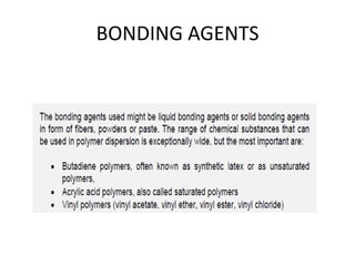 BONDING AGENTS
 