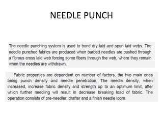 NEEDLE PUNCH
 