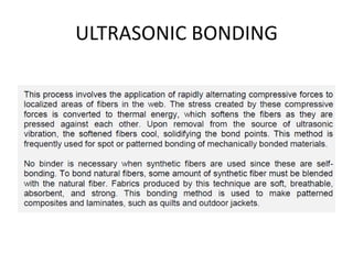 ULTRASONIC BONDING
 
