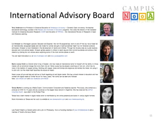 International Advisory Board

11

 