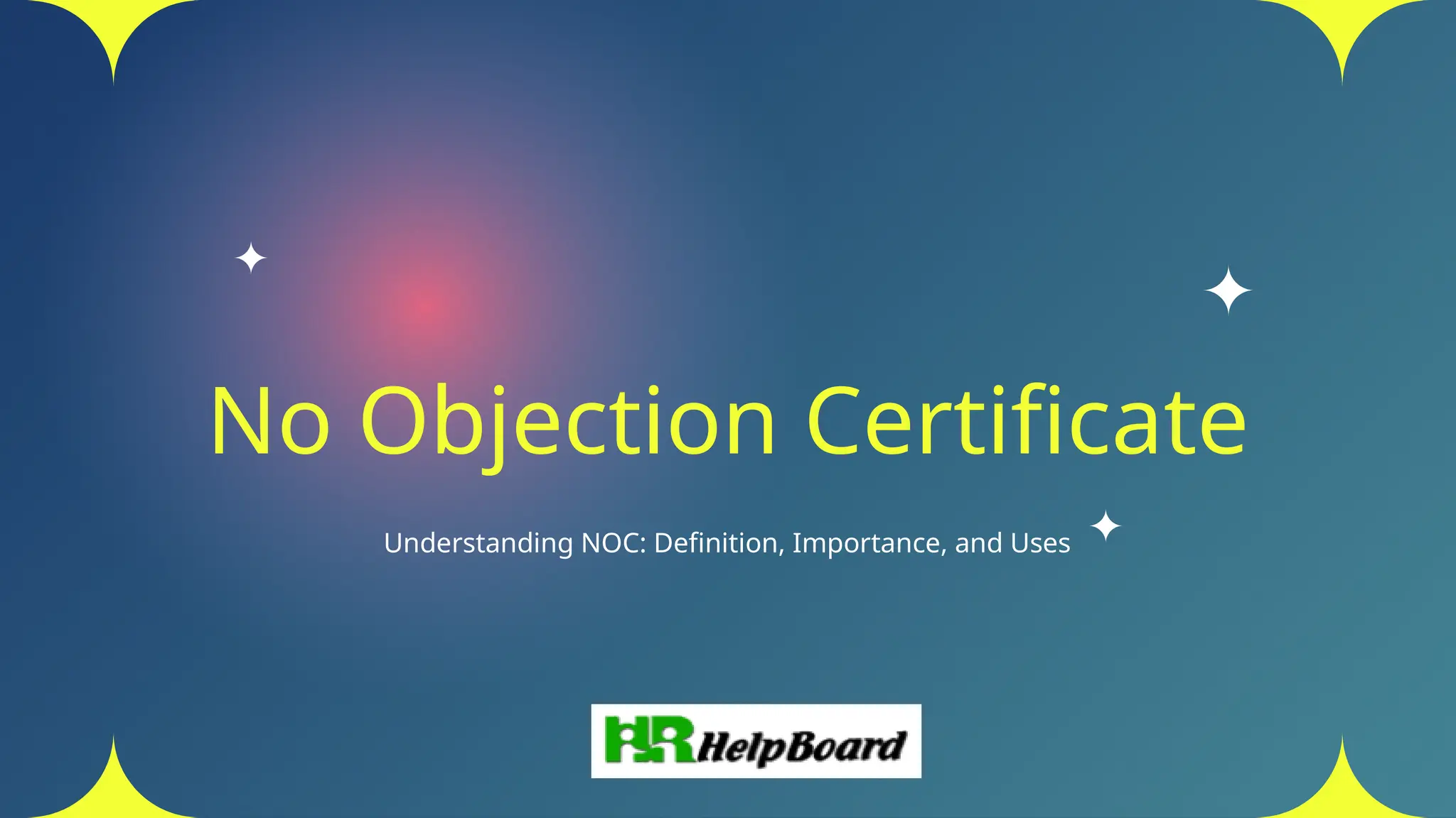 No Objection Letter, No Objection Certificate | PPTX