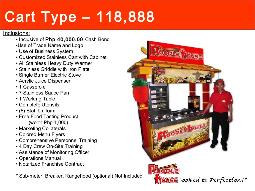 Noodle House Franchise Business Luzon Sept 2013