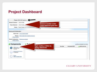 Project Dashboard

 