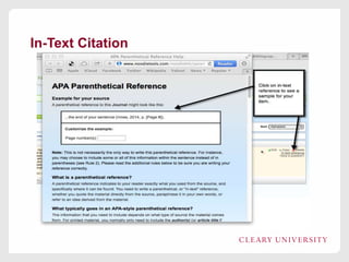 In-Text Citation

 