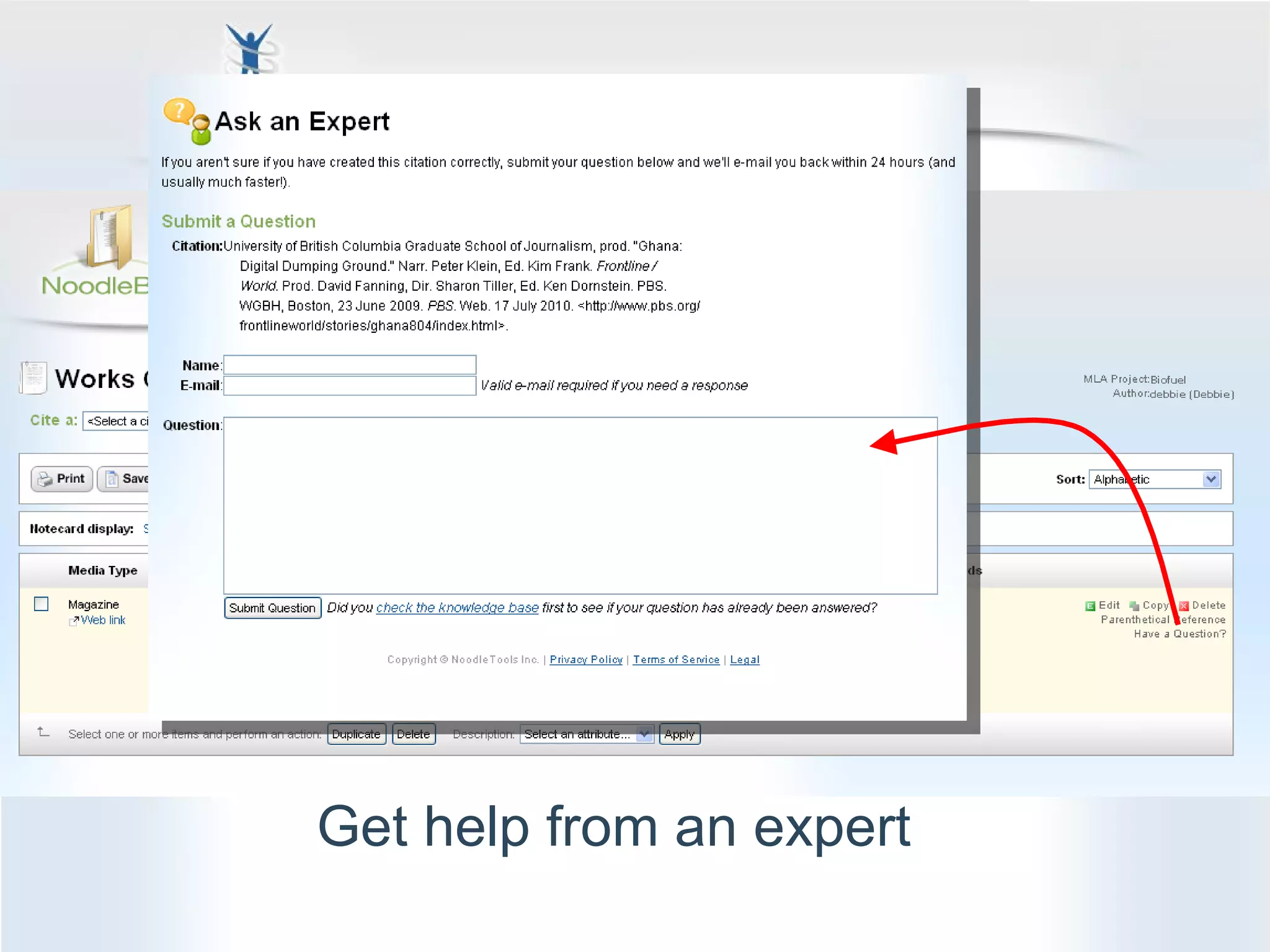 Get help from an expert 