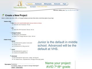 Noodle tools for_students_citing | PPT