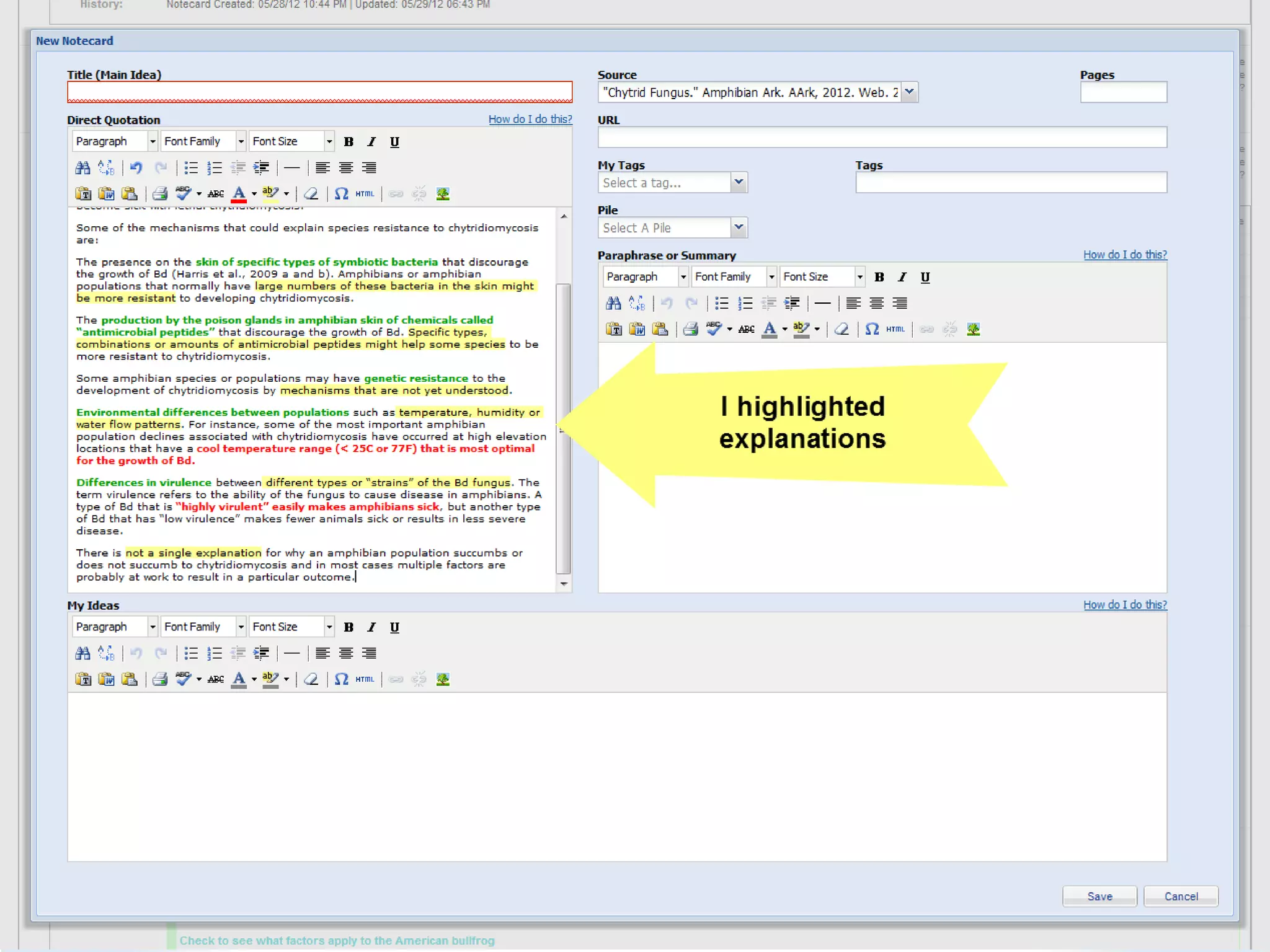 Noodle Notes NoodleTools for Students - how to take notes | PPT