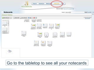 Noodletools Notecards NoodleTools Notecards for Students | PPTX
