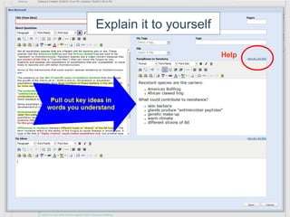 Explain it to yourself

                         Help
 